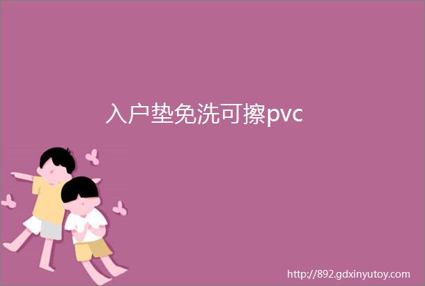 入户垫免洗可擦pvc