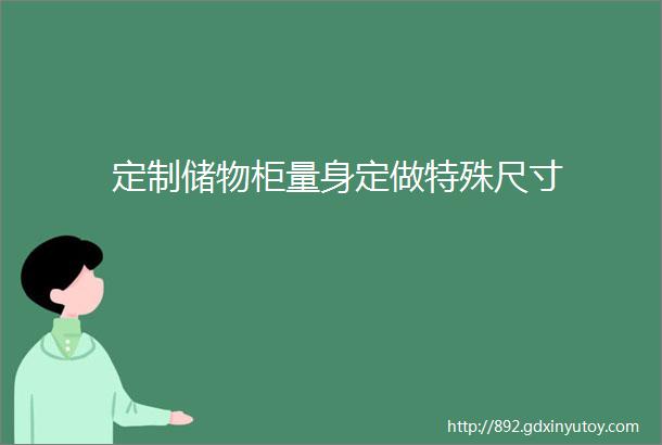 定制储物柜量身定做特殊尺寸